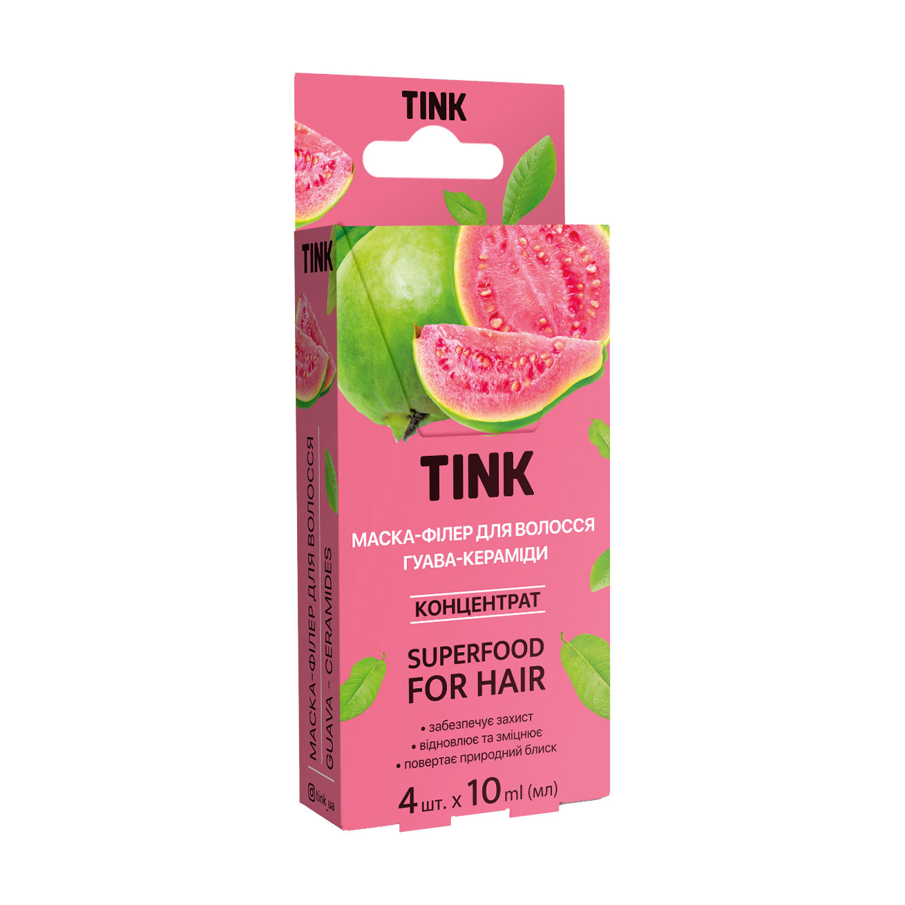 Концентрована маска-філер для волосся Tink For Hair Гуава, 4*10 мл